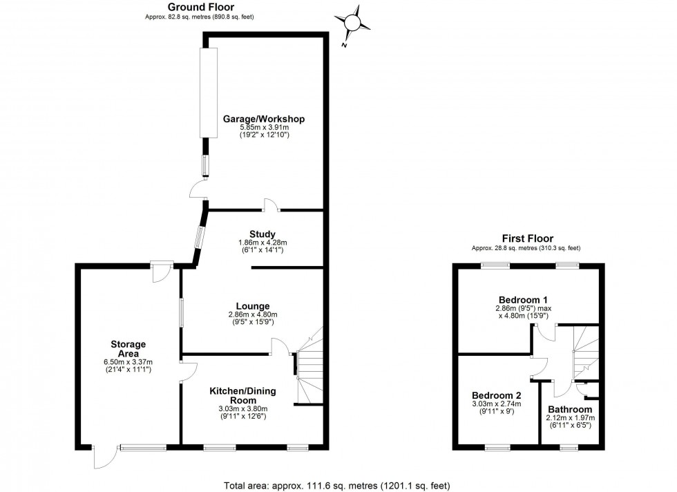 Floorplan for Ship Street, Frodsham