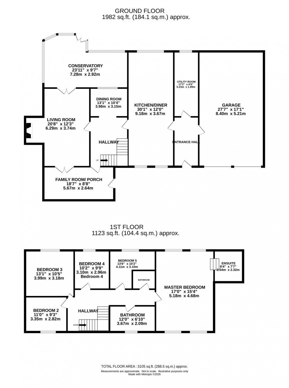Floorplan for 16 South View Avenue, Gawsworth, SK11