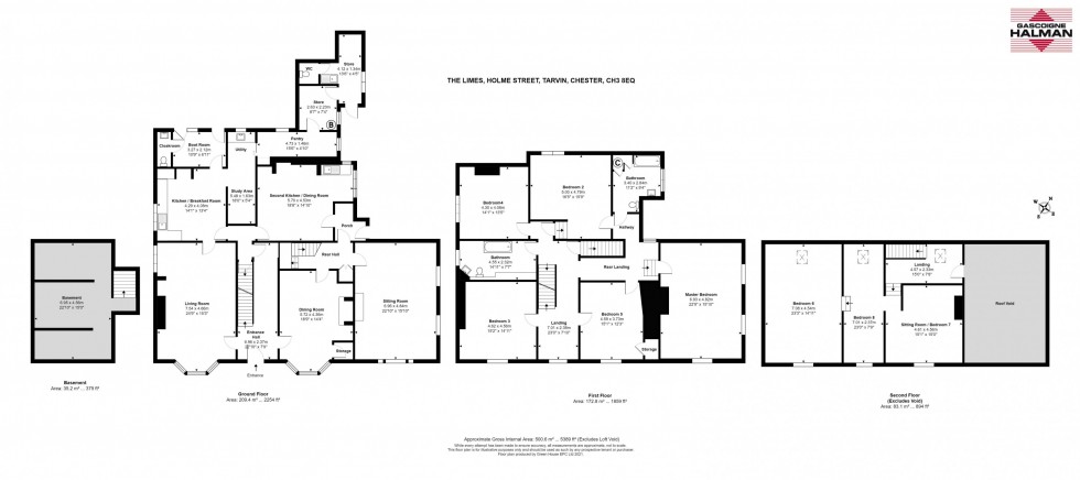 Floorplan for Holme Street, Tarvin