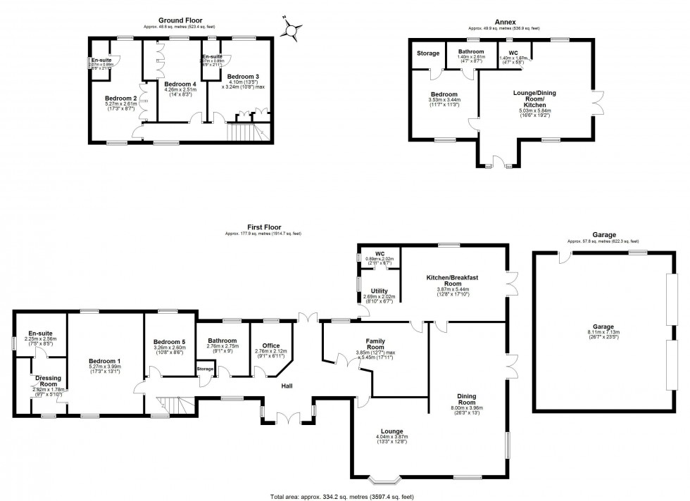 Floorplan for Delamere Road, Norley, Frodsham