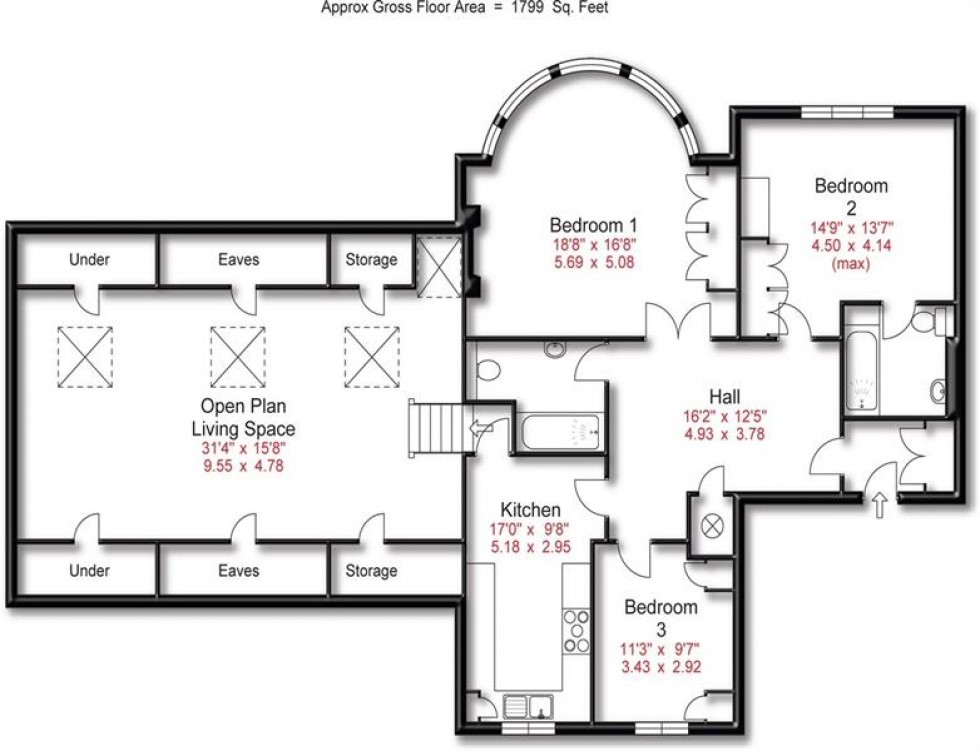 Floorplan for Altenbrook, Harrop Road, Hale