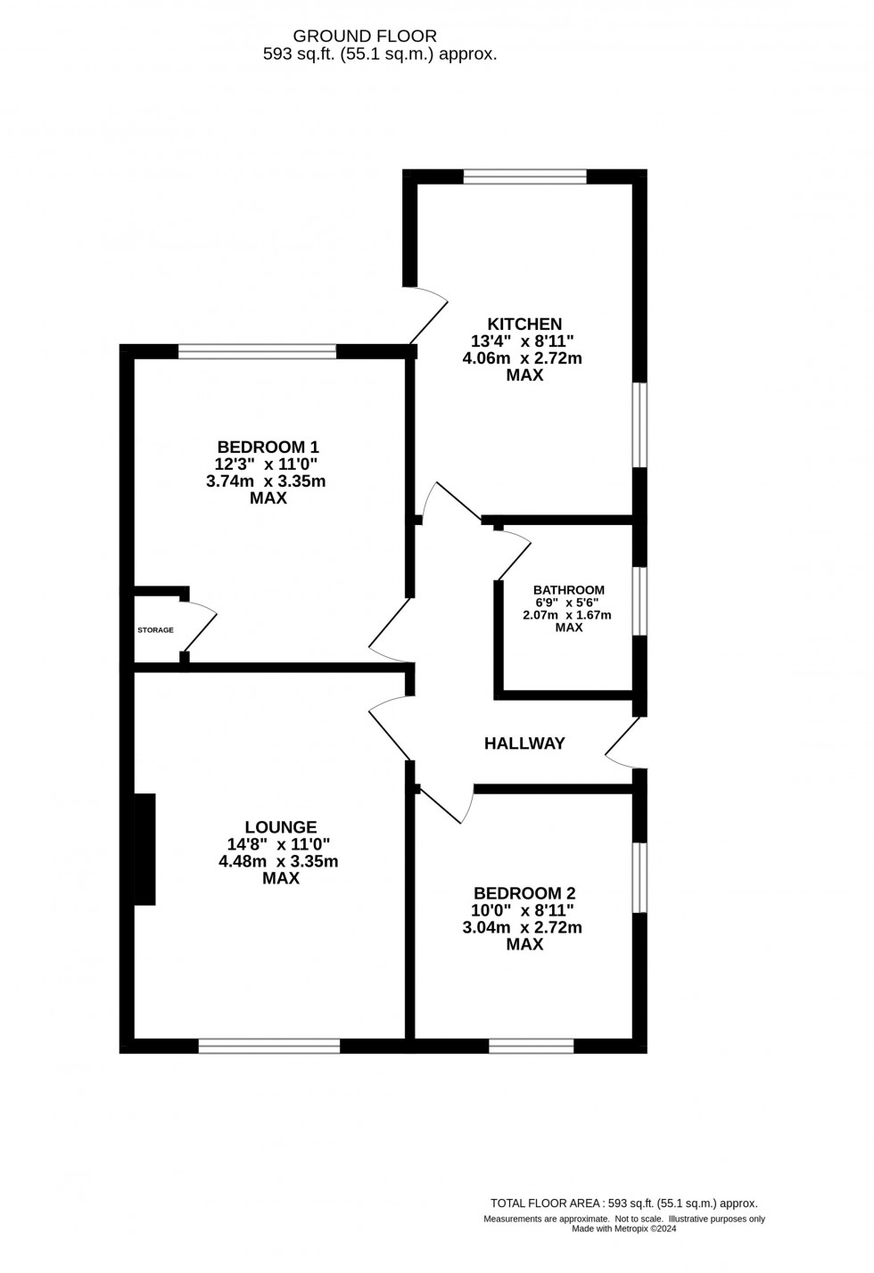 Floorplan for Fernhill, Mellor, Stockport