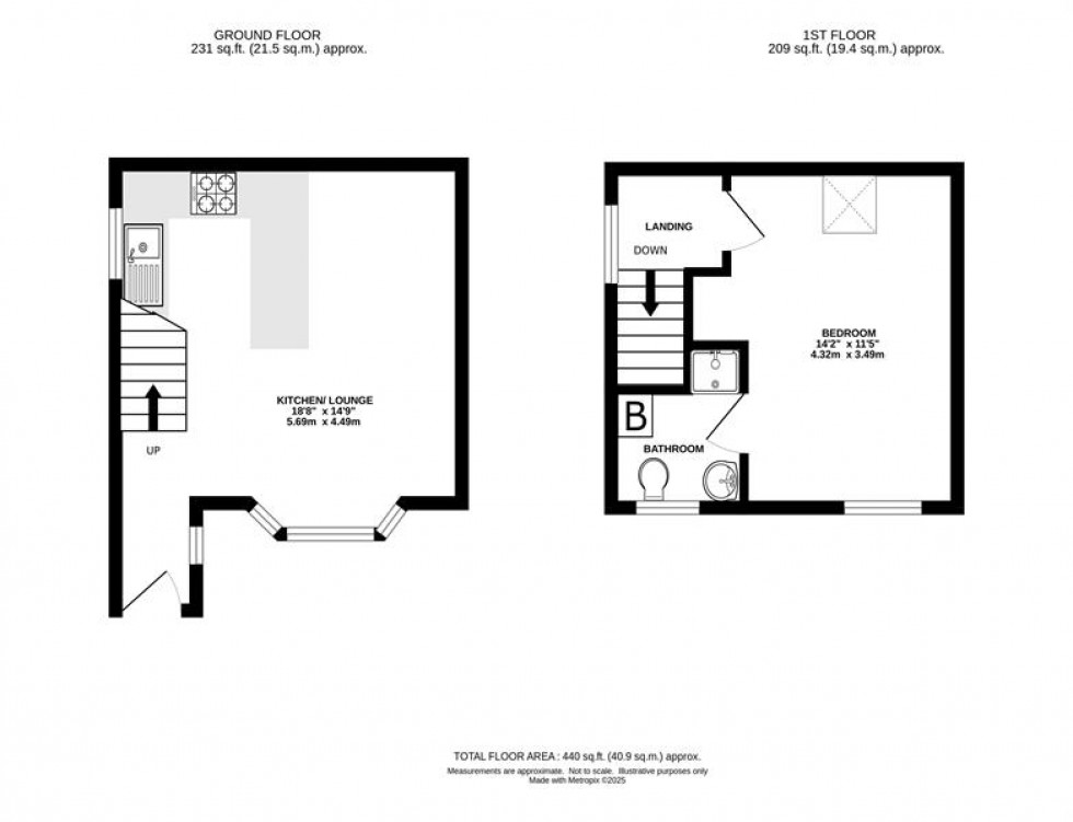 Floorplan for Dean Street, Northwich