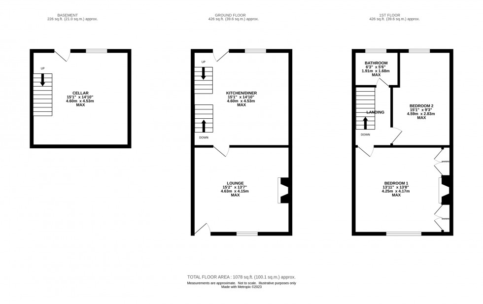 Floorplan for George Lane, Bredbury, Stockport