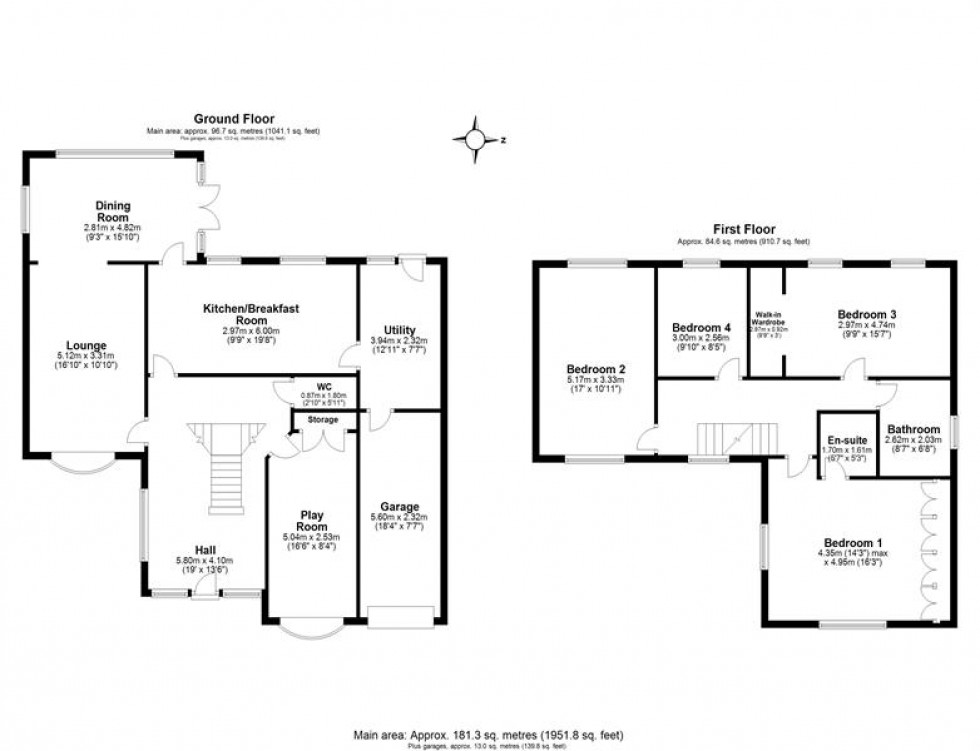 Floorplan for Carriage Drive, Frodsham