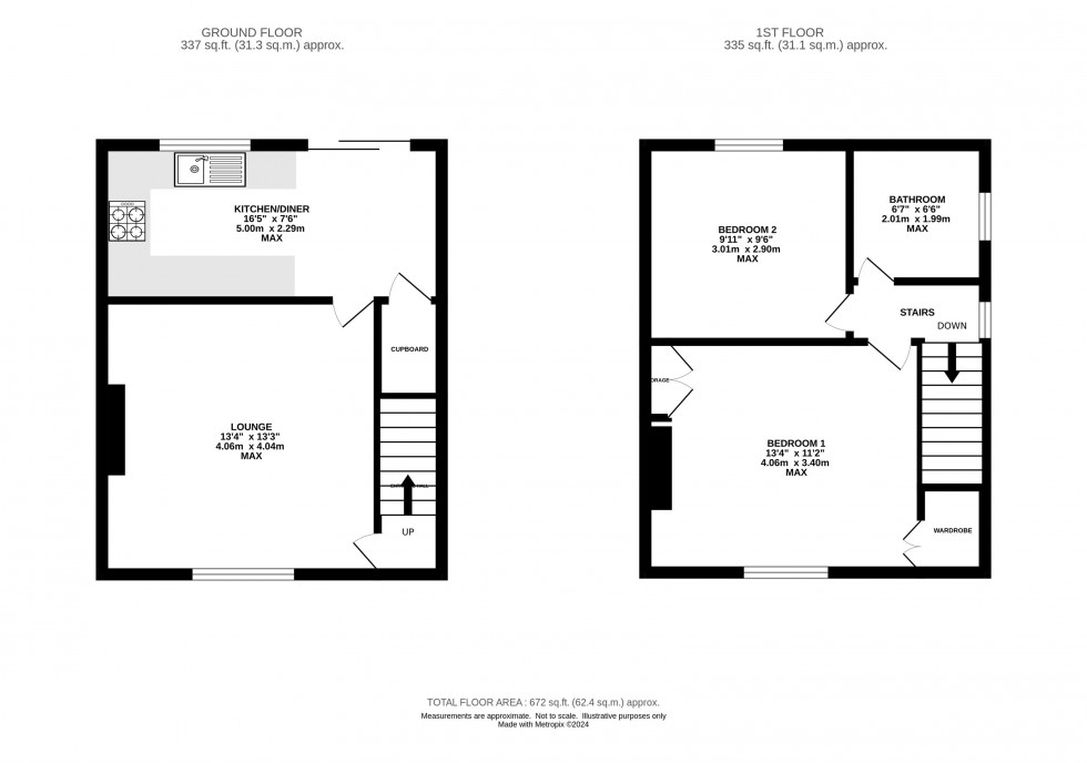 Floorplan for Heys Avenue, Romiley, Stockport