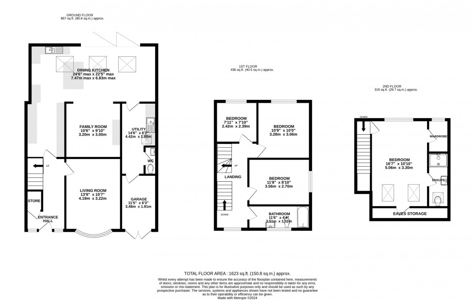 Floorplan for Alderdale Grove, Wilmslow