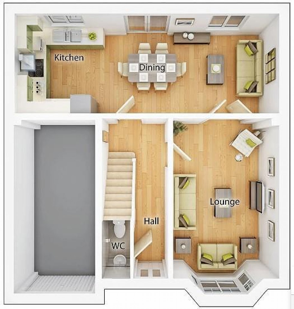 Floorplan for Firecrest Way, Kelsall, Tarporley