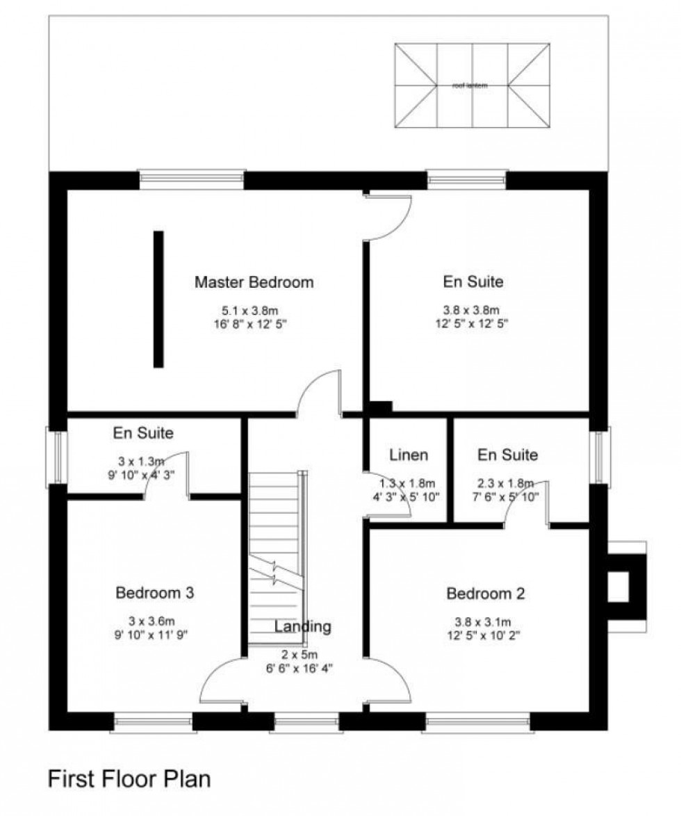 Floorplan for Greenridge Court, School Lane, Sandiway, Northwich