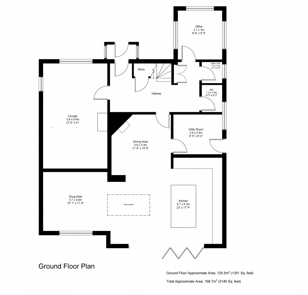 Floorplan for School Lane, Sandiway, Northwich