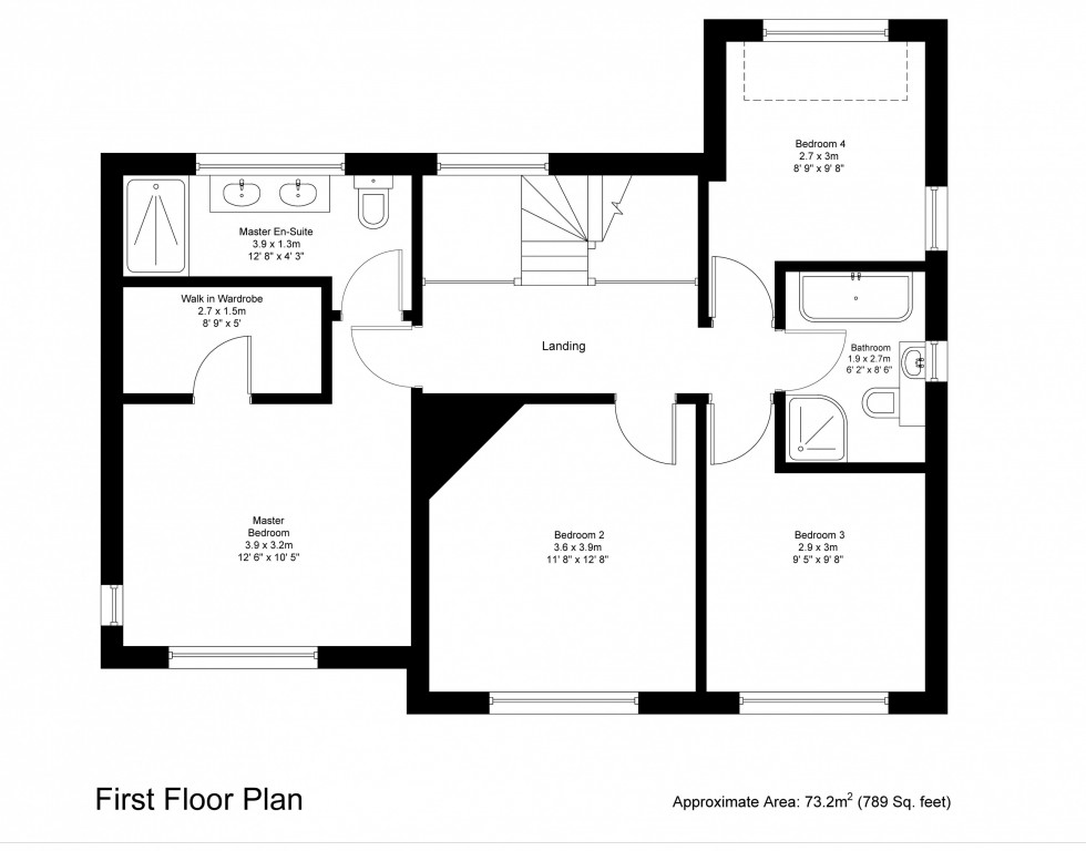 Floorplan for School Lane, Sandiway, Northwich