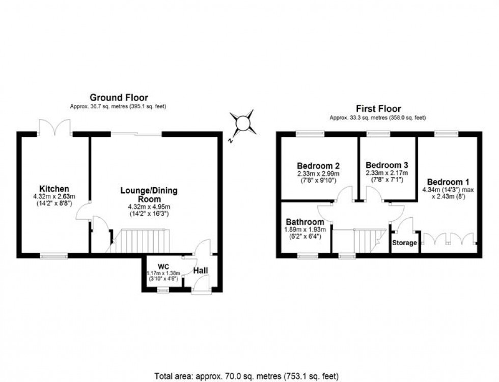 Floorplan for Marshgate Place, Frodsham
