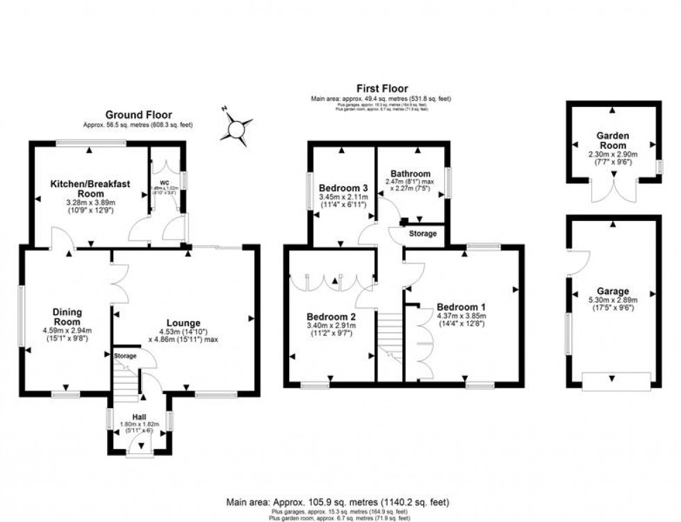 Floorplan for Manley Road, Alvanley, Frodsham