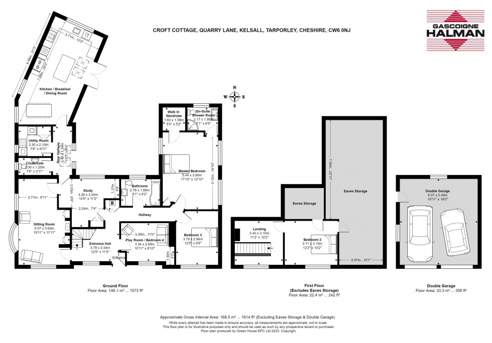Floorplan for Quarry Lane, Kelsall, Tarporley