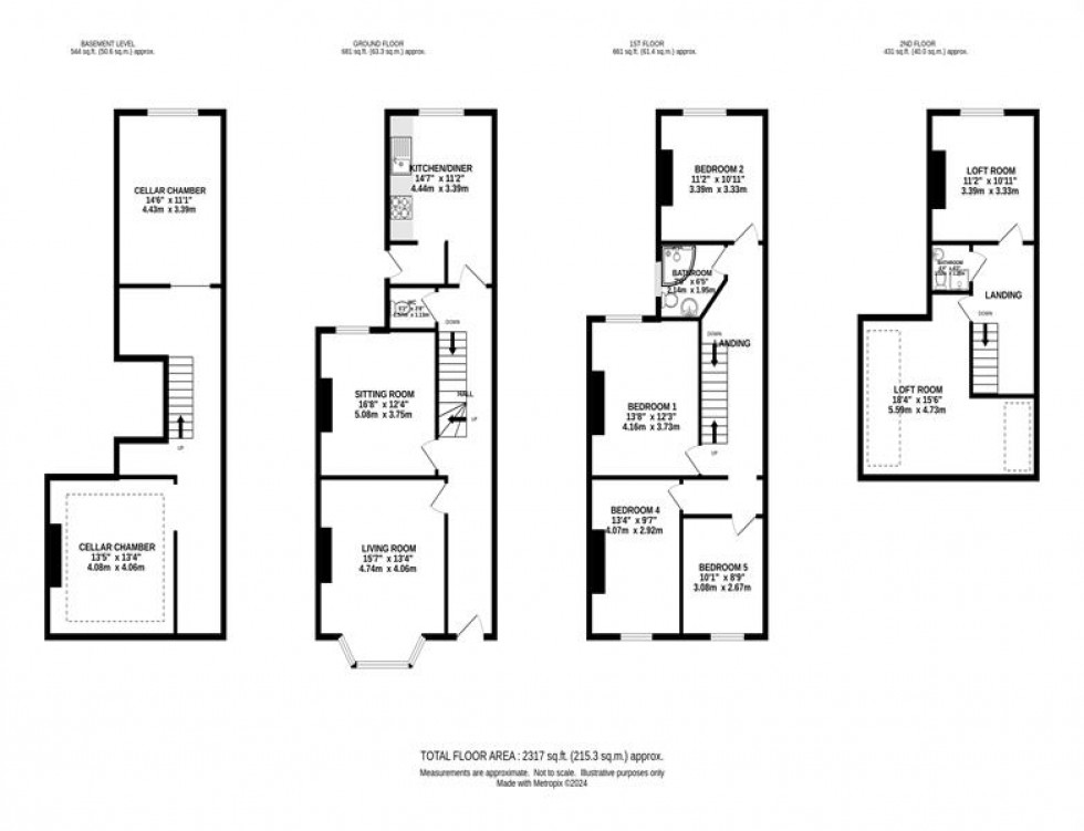 Floorplan for Burnage Lane, Manchester