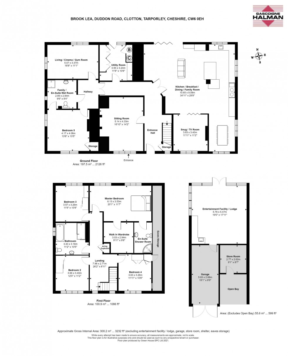 Floorplan for Clotton, Tarporley