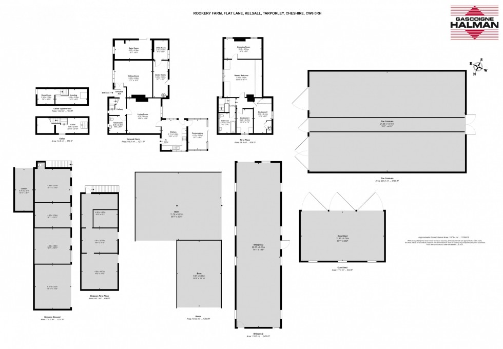 Floorplan for Flat Lane, Kelsall