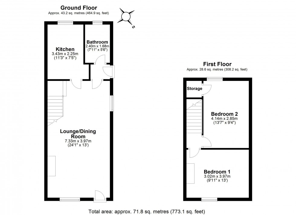 Floorplan for Bellemonte Road, Frodsham