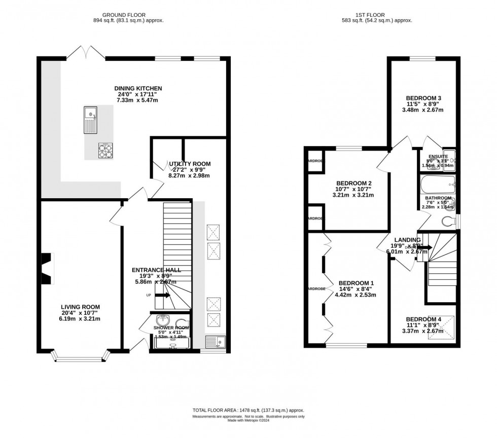 Floorplan for Ford Lane, Didsbury, Manchester