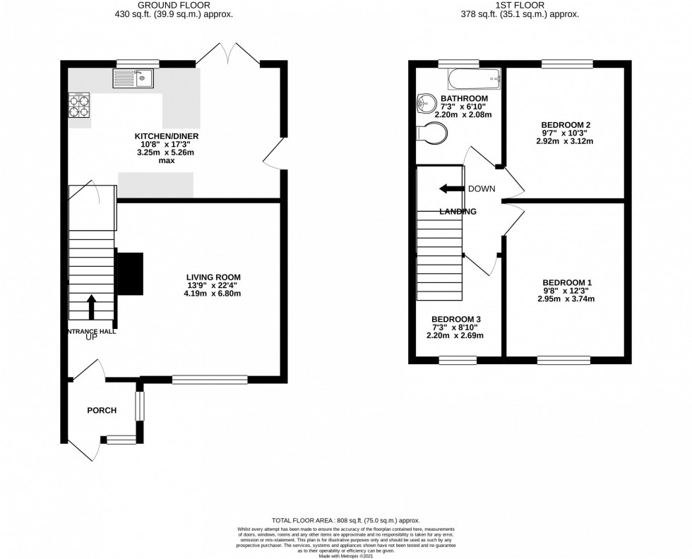 Floorplan for Cumber Drive, Wilmslow
