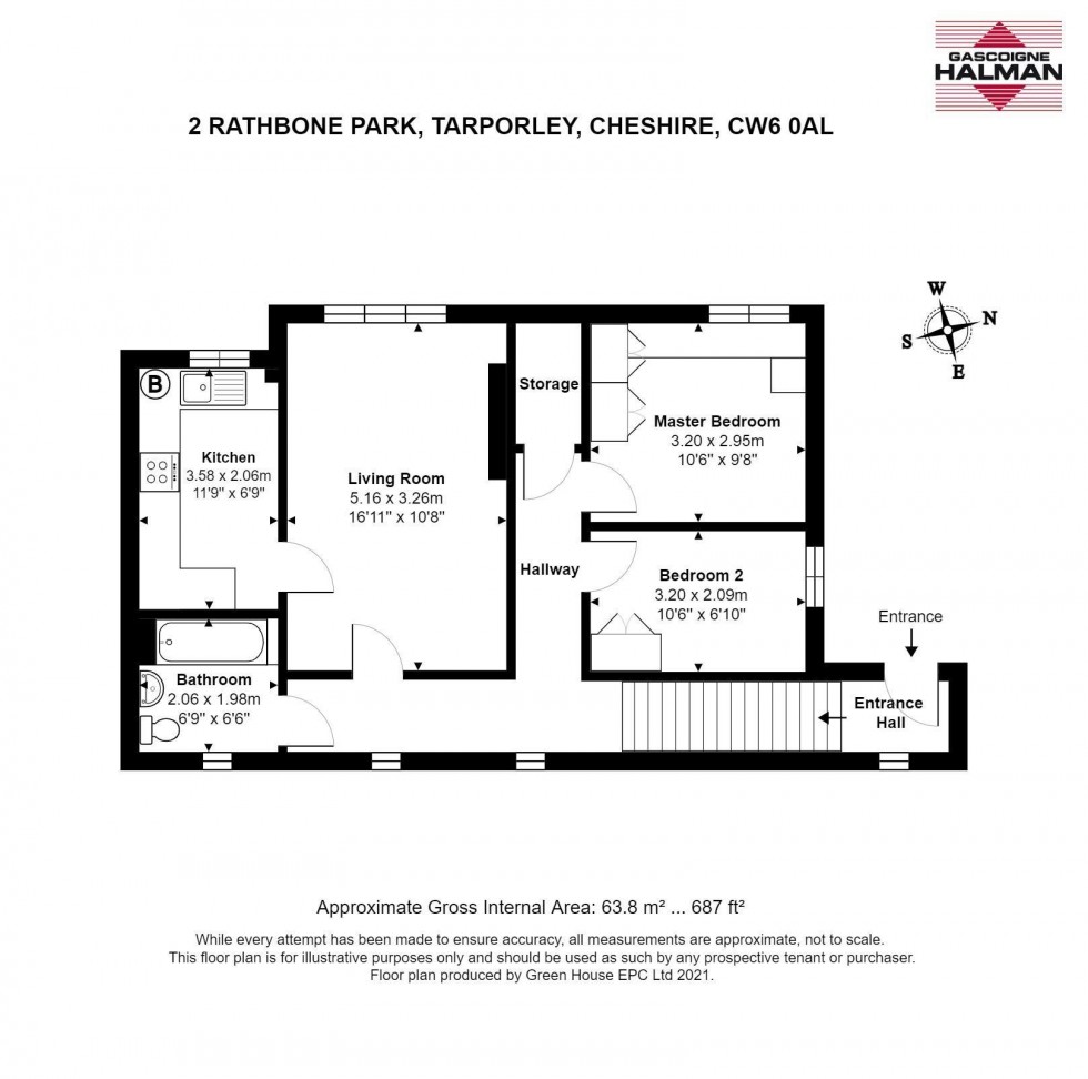 Floorplan for Rathbone Park, Tarporley