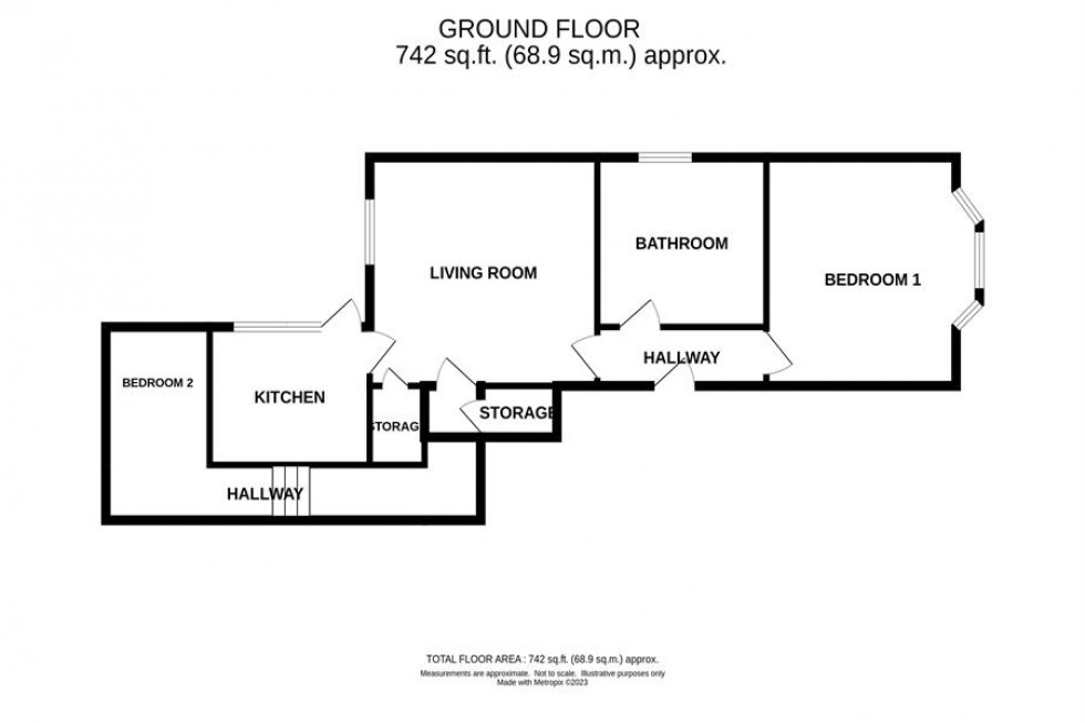 Floorplan for Tatton Road South, Stockport