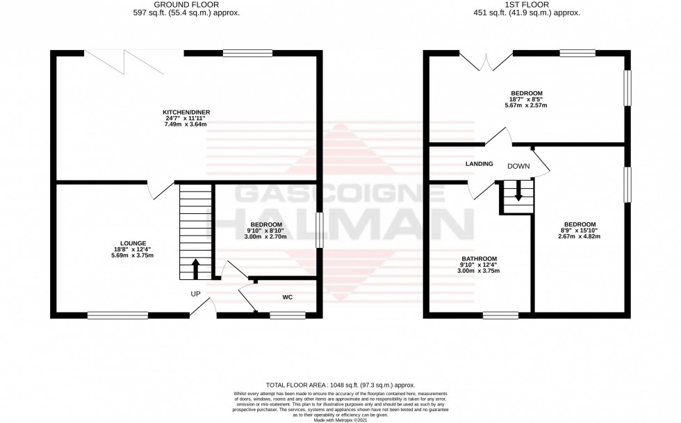 Floorplan for Rodmill Drive, Gatley, Cheadle