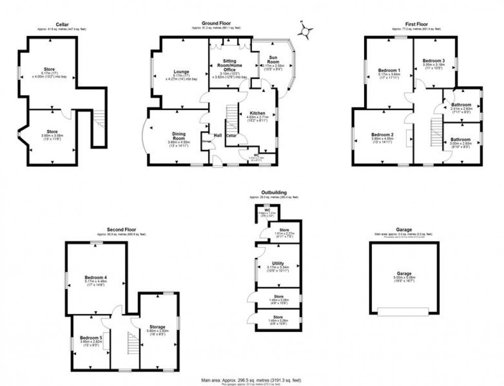 Floorplan for Vicarage Lane, Helsby, Frodsham