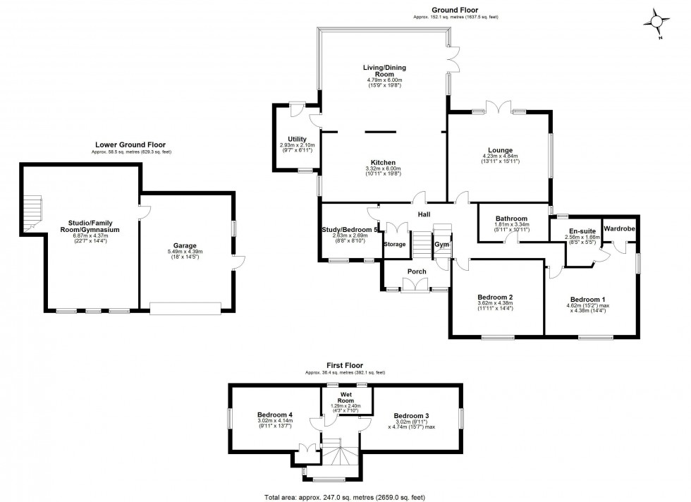 Floorplan for Carriage Drive, Frodsham