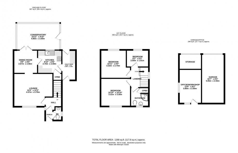Floorplan for Long Lane, Chapel-En-Le-Frith, SK23