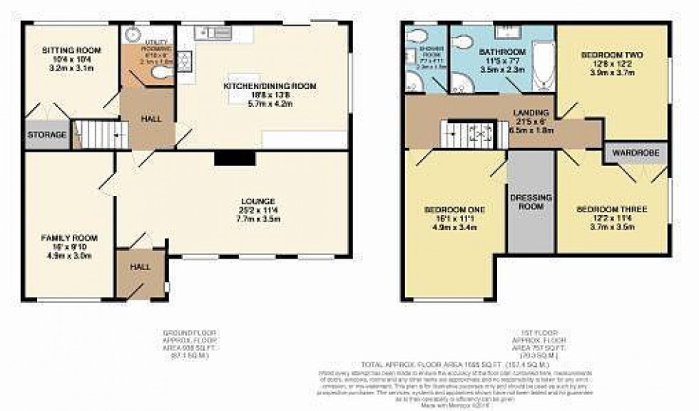 Floorplan for Greenlands, Tattenhall