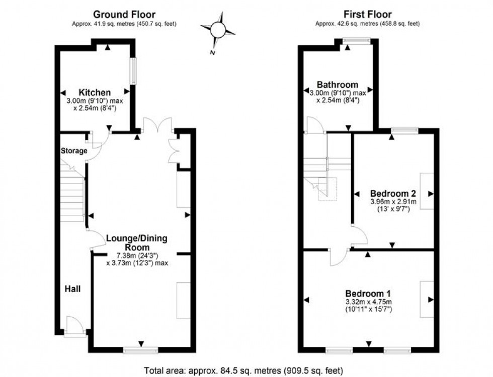 Floorplan for Bridge Lane, Frodsham
