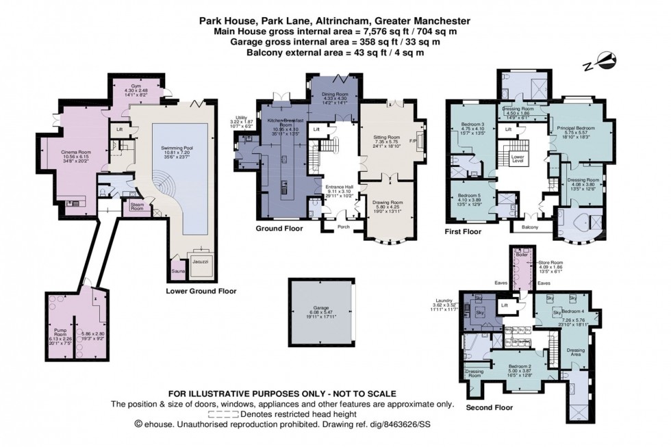 Floorplan for Park Lane, Hale, WA15