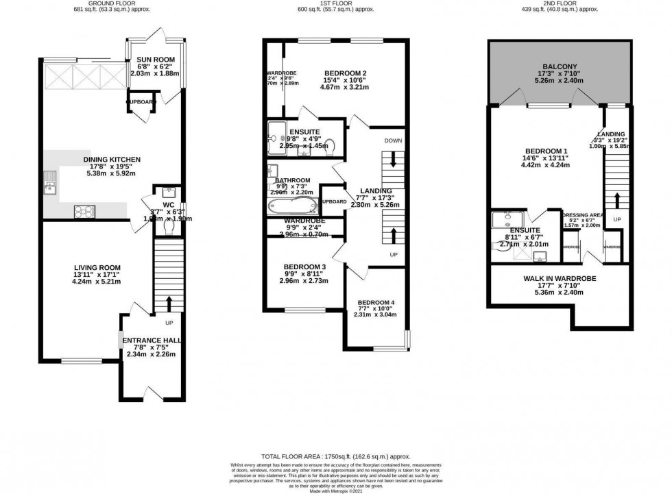 Floorplan for Montmano Drive, West Didsbury