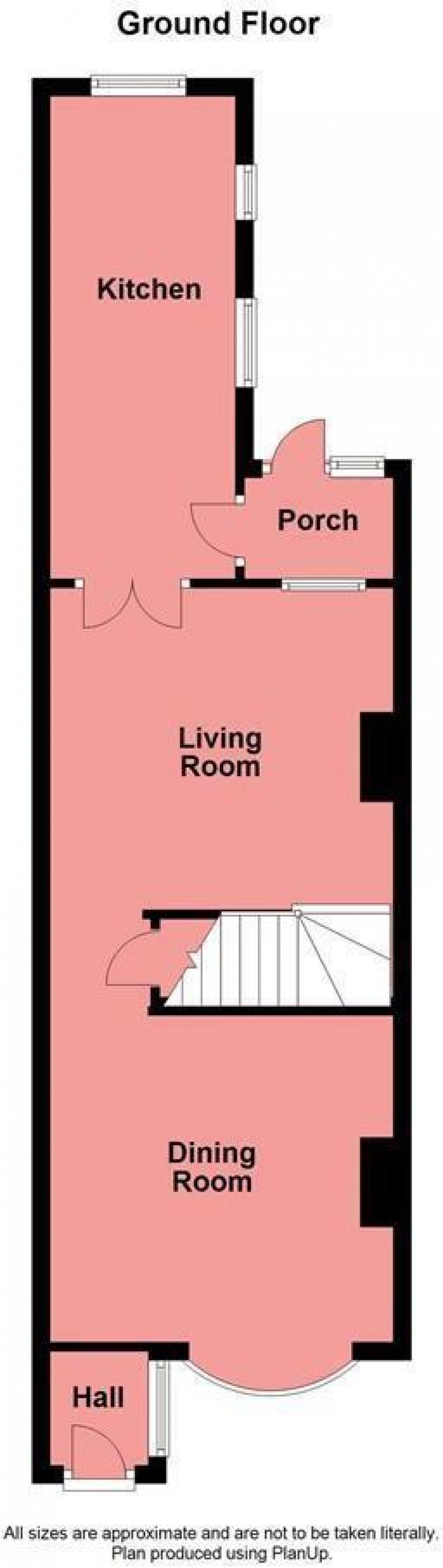 Floorplan for Railway Cottages, Beeston Brook, Tiverton, Tarporley