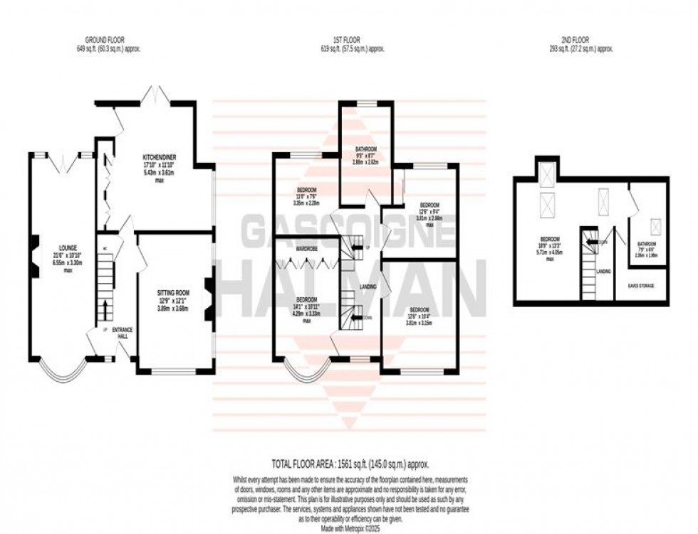 Floorplan for Cranleigh Drive, Brooklands, Sale
