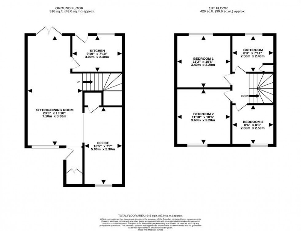 Floorplan for Francis Road, Frodsham