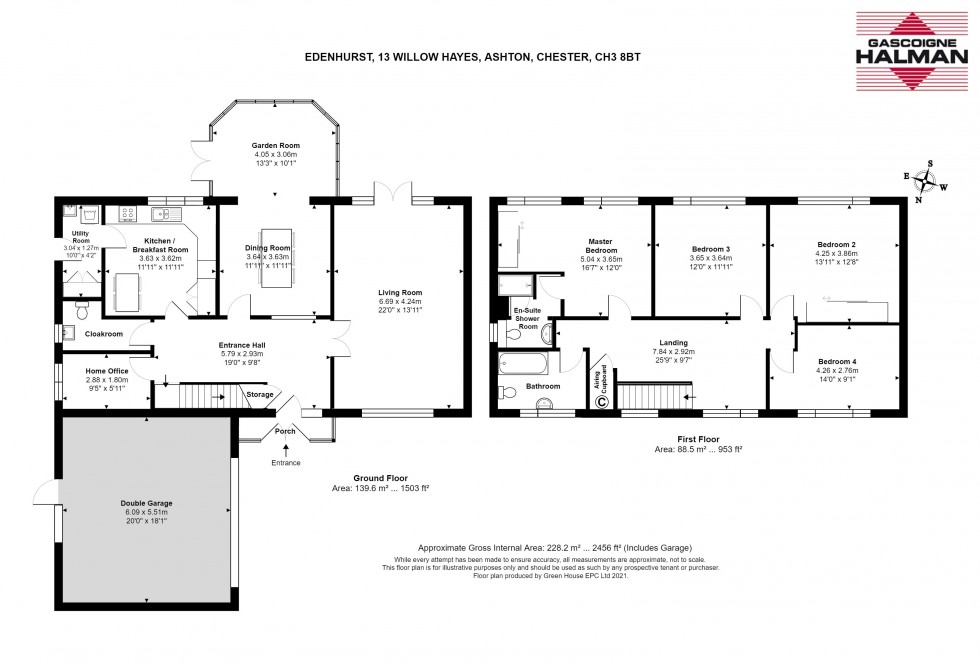 Floorplan for Willow Hayes, Ashton, Chester