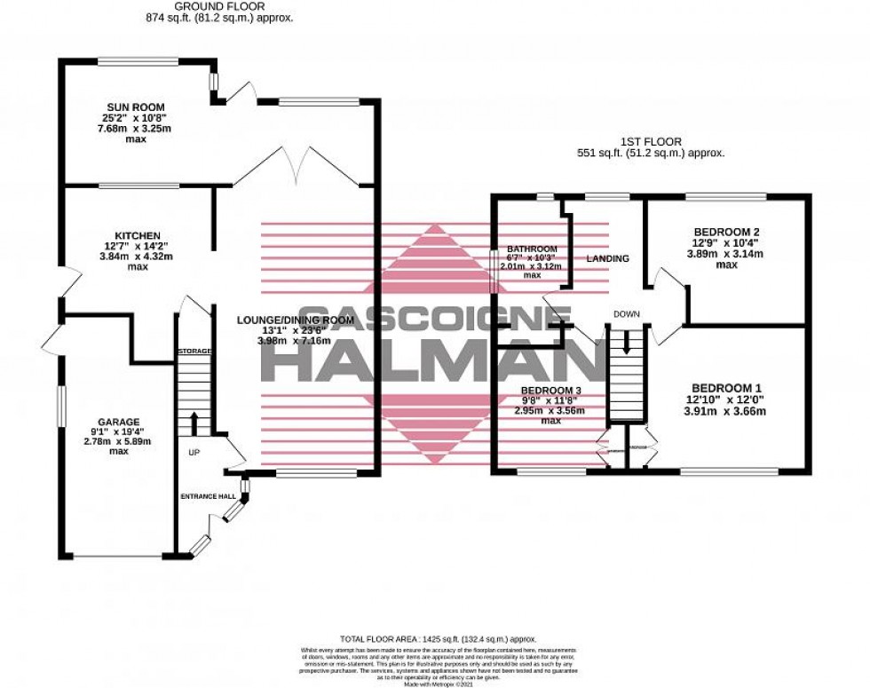 Floorplan for Wythenshawe Road, Manchester