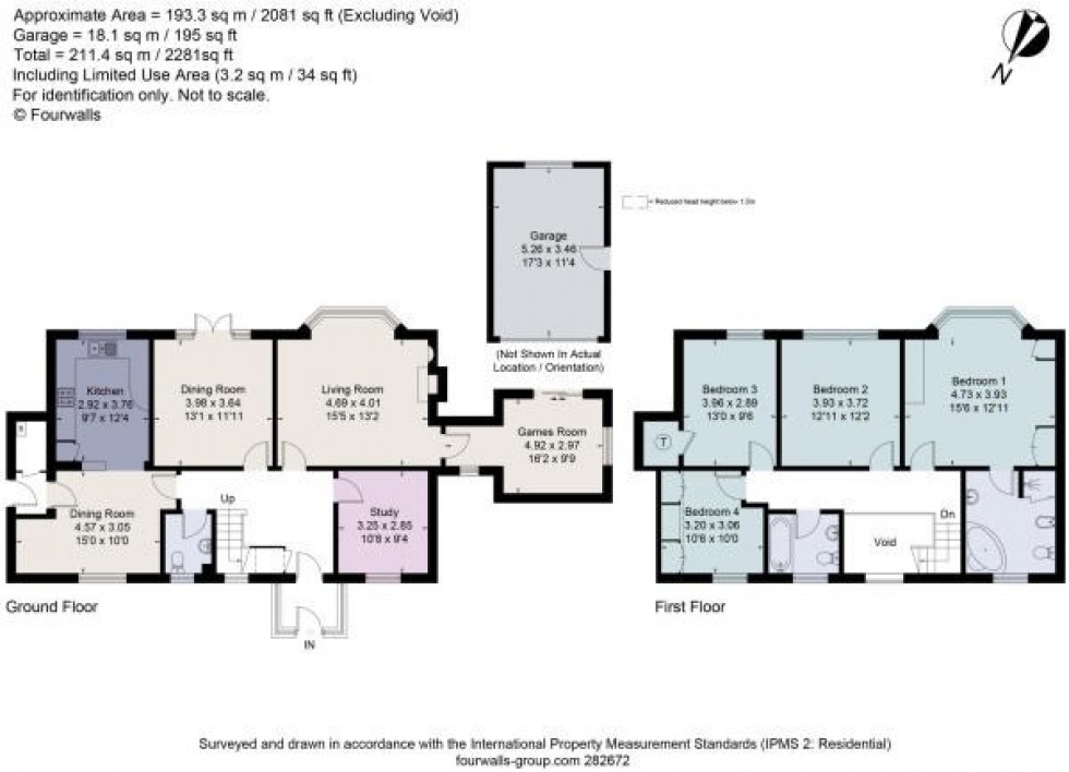 Floorplan for Byley Lane, Cranage, Crewe