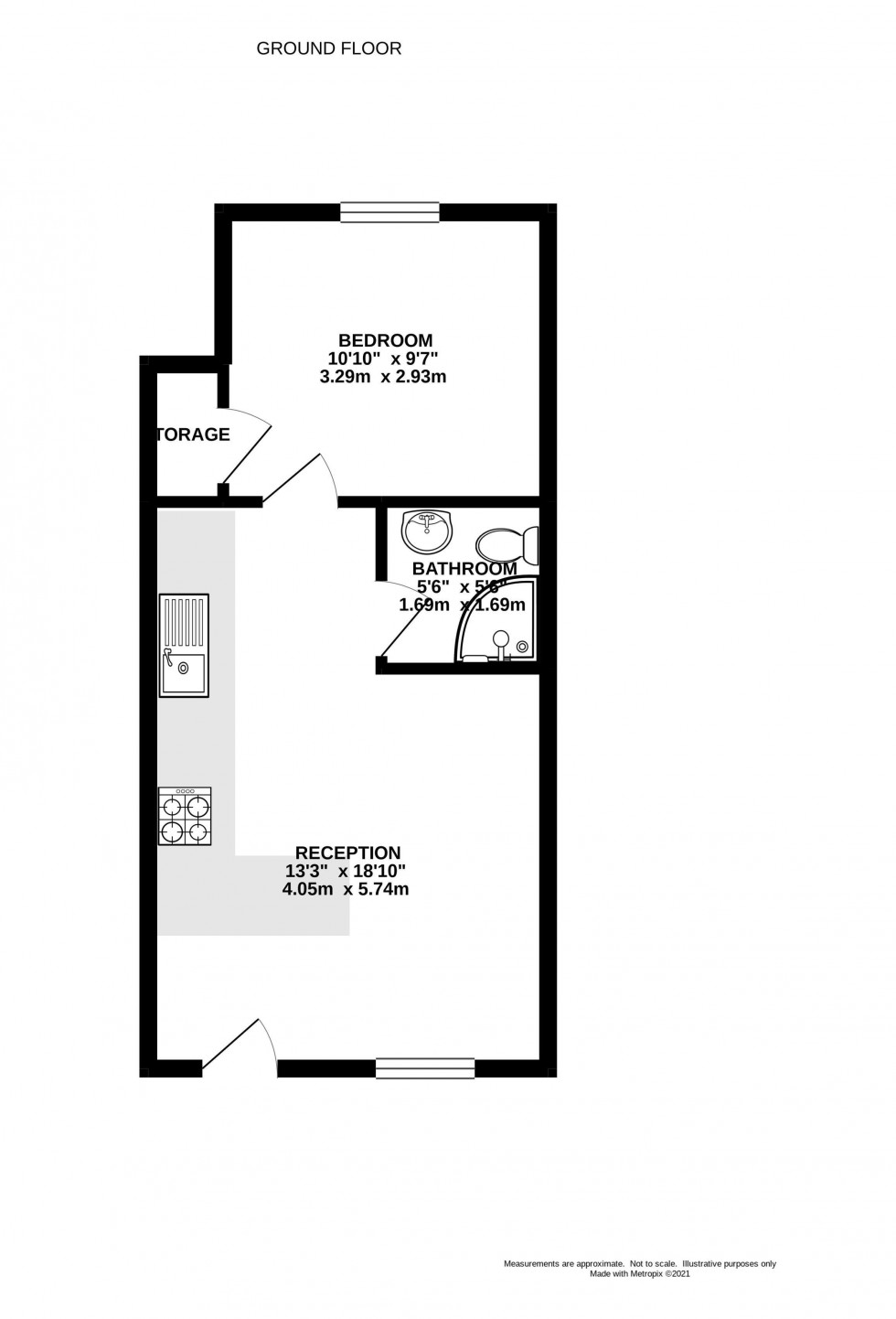Floorplan for Torside Mews, Hadfield, Glossop