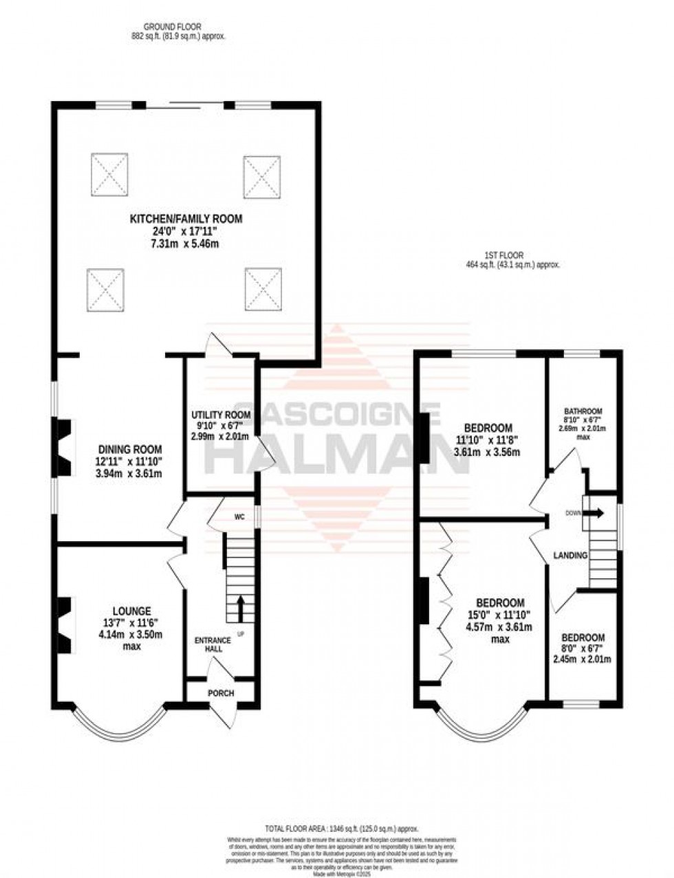 Floorplan for Norris Road, Sale