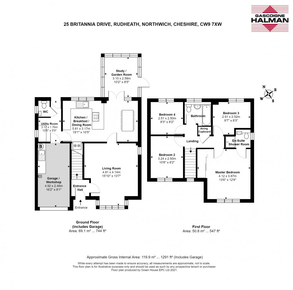 Floorplan for Britannia Drive, Rudheath, Northwich