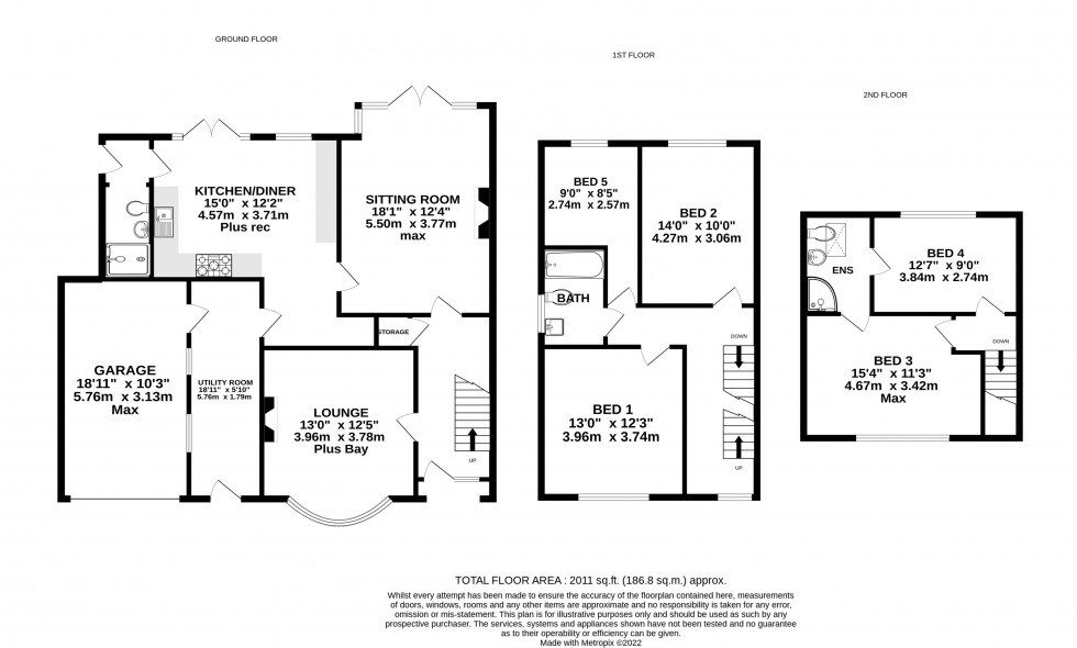 Floorplan for Cherry Lane, Lymm