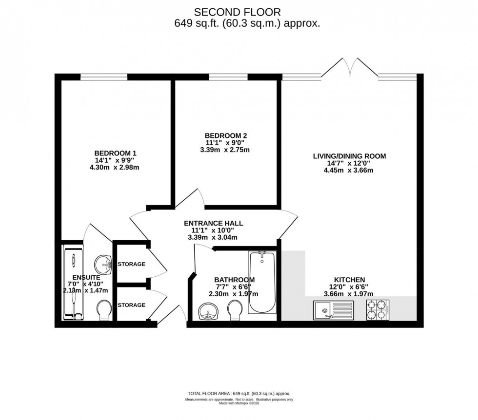 Floorplan for Holden Avenue, Whalley Range, M16