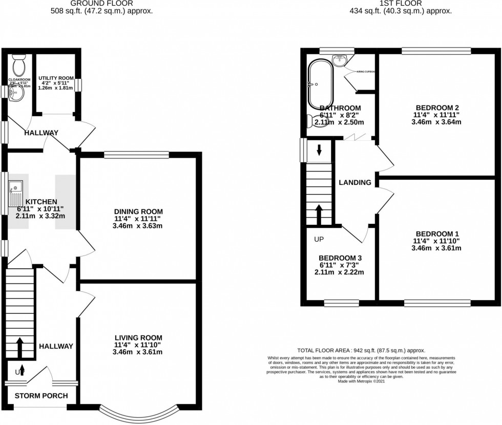 Floorplan for Hillfield Place, Nantwich