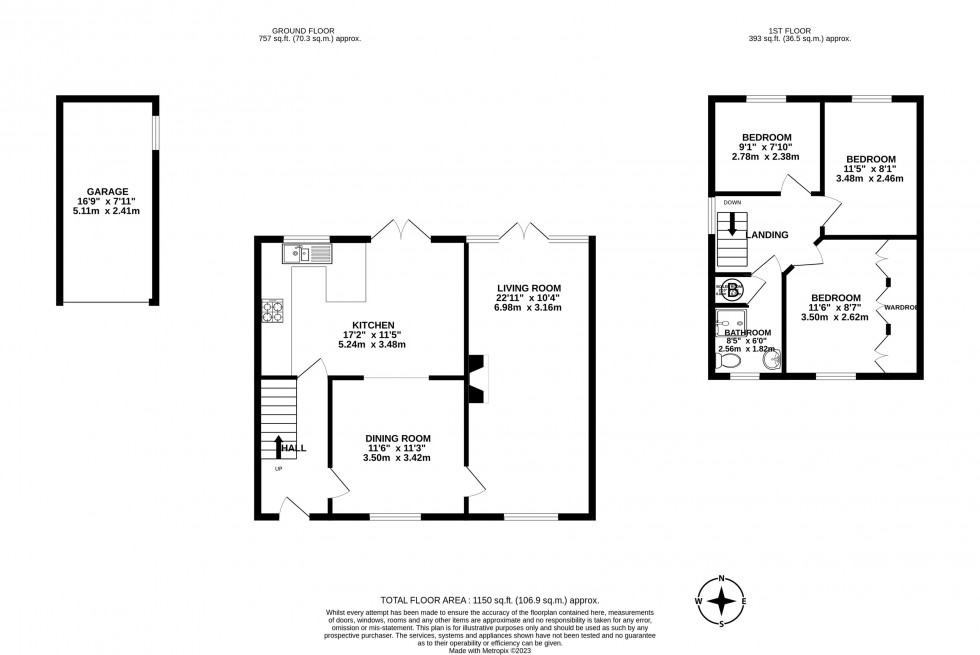 Floorplan for Turnberry Close, Lymm