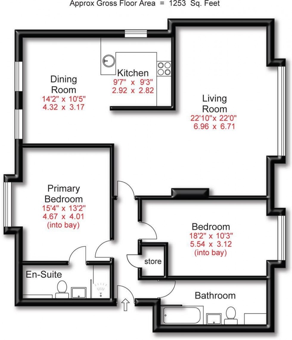 Floorplan for Wolf Grange,  Hale