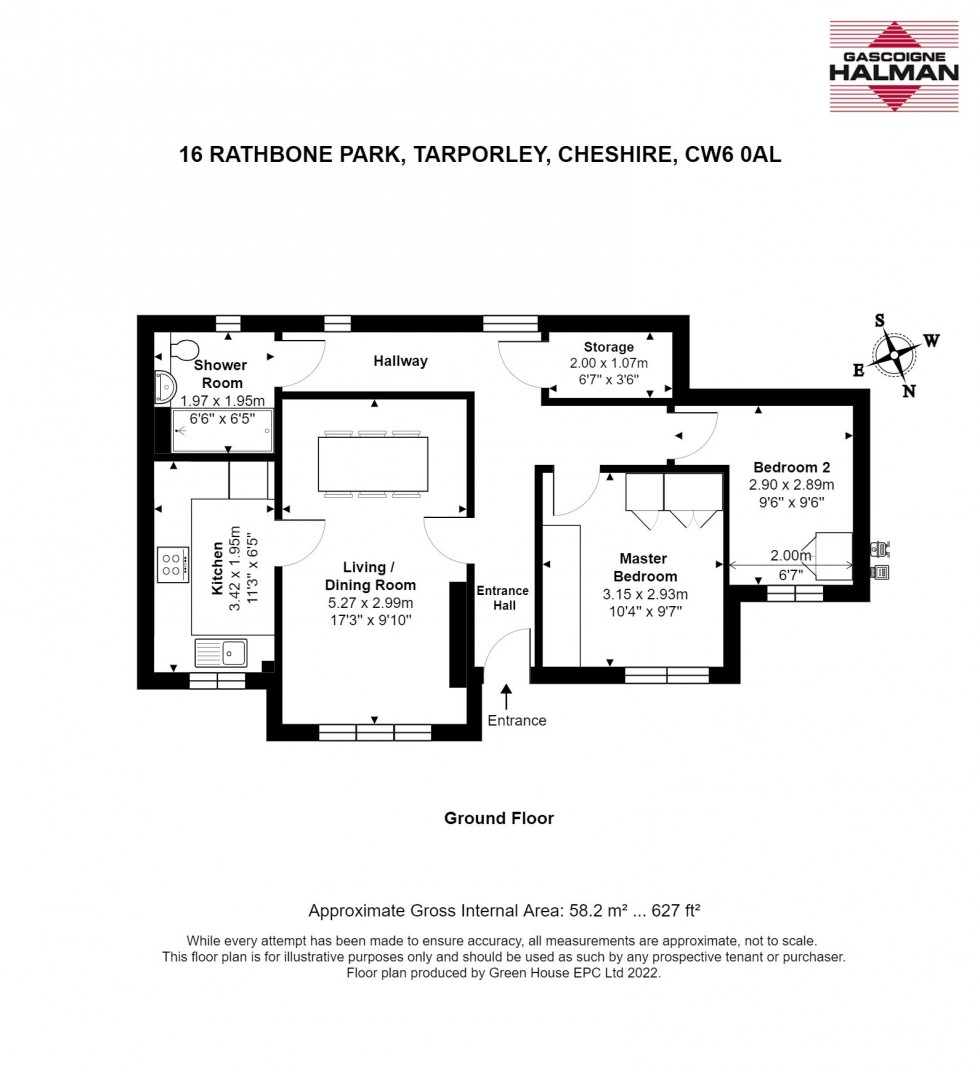 Floorplan for Rathbone Park, Tarporley