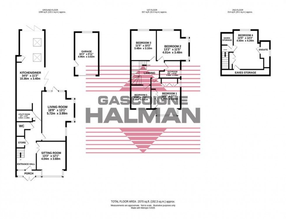 Floorplan for Lynton Park Road, Cheadle Hulme